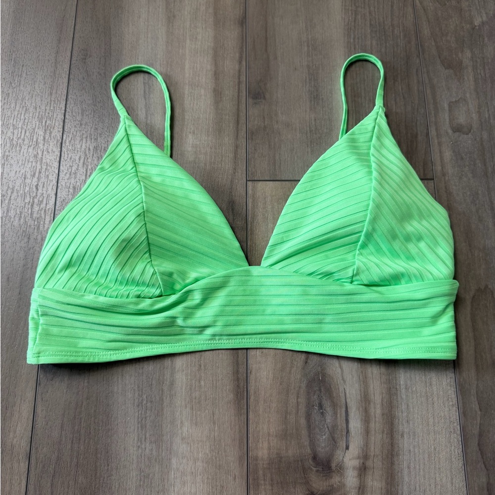 No Boundaries Bikini Top Neon Green Large